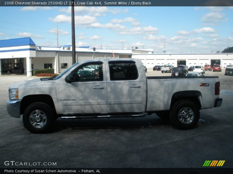 Summit White / Ebony Black 2008 Chevrolet Silverado 2500HD LT Z71 Crew Cab 4x4