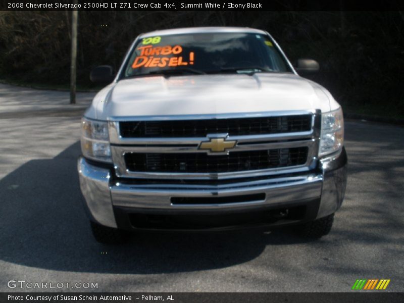 Summit White / Ebony Black 2008 Chevrolet Silverado 2500HD LT Z71 Crew Cab 4x4