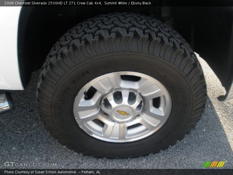 Summit White / Ebony Black 2008 Chevrolet Silverado 2500HD LT Z71 Crew Cab 4x4