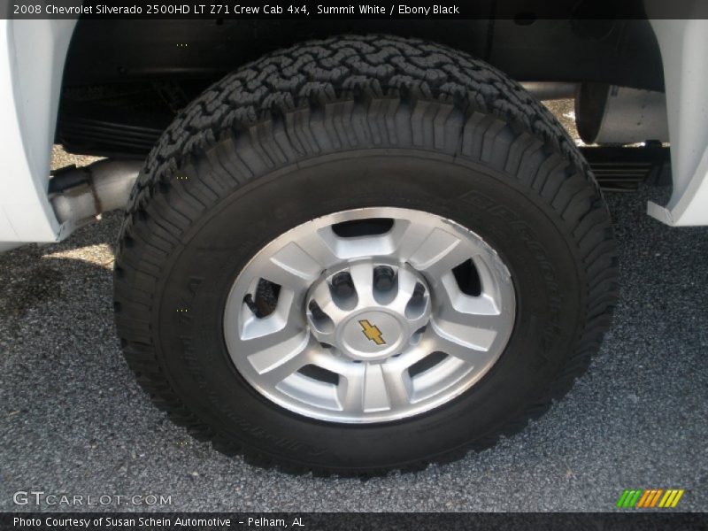 Summit White / Ebony Black 2008 Chevrolet Silverado 2500HD LT Z71 Crew Cab 4x4