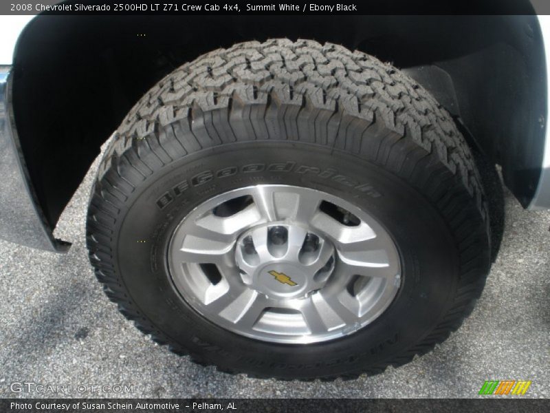 Summit White / Ebony Black 2008 Chevrolet Silverado 2500HD LT Z71 Crew Cab 4x4