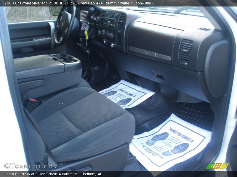 Summit White / Ebony Black 2008 Chevrolet Silverado 2500HD LT Z71 Crew Cab 4x4
