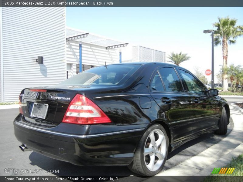 Black / Ash 2005 Mercedes-Benz C 230 Kompressor Sedan