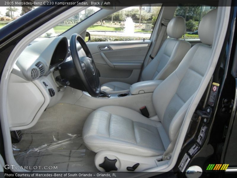 Black / Ash 2005 Mercedes-Benz C 230 Kompressor Sedan