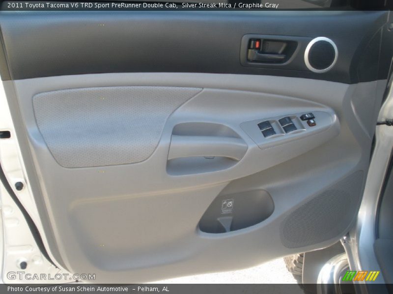 Silver Streak Mica / Graphite Gray 2011 Toyota Tacoma V6 TRD Sport PreRunner Double Cab