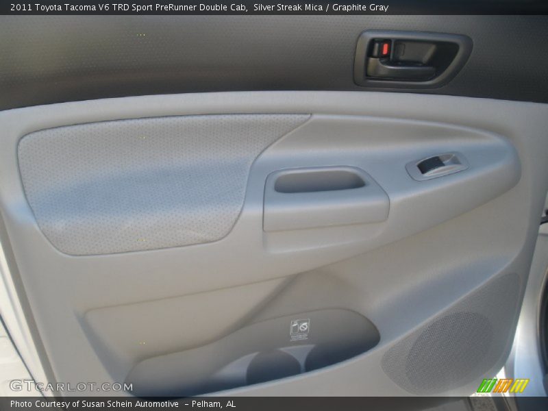 Silver Streak Mica / Graphite Gray 2011 Toyota Tacoma V6 TRD Sport PreRunner Double Cab
