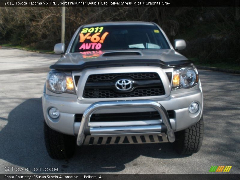 Silver Streak Mica / Graphite Gray 2011 Toyota Tacoma V6 TRD Sport PreRunner Double Cab