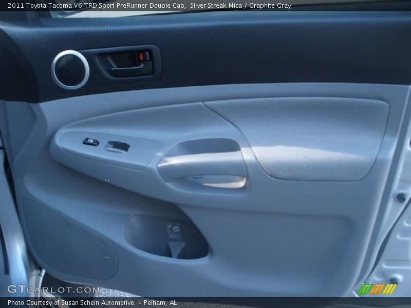 Silver Streak Mica / Graphite Gray 2011 Toyota Tacoma V6 TRD Sport PreRunner Double Cab