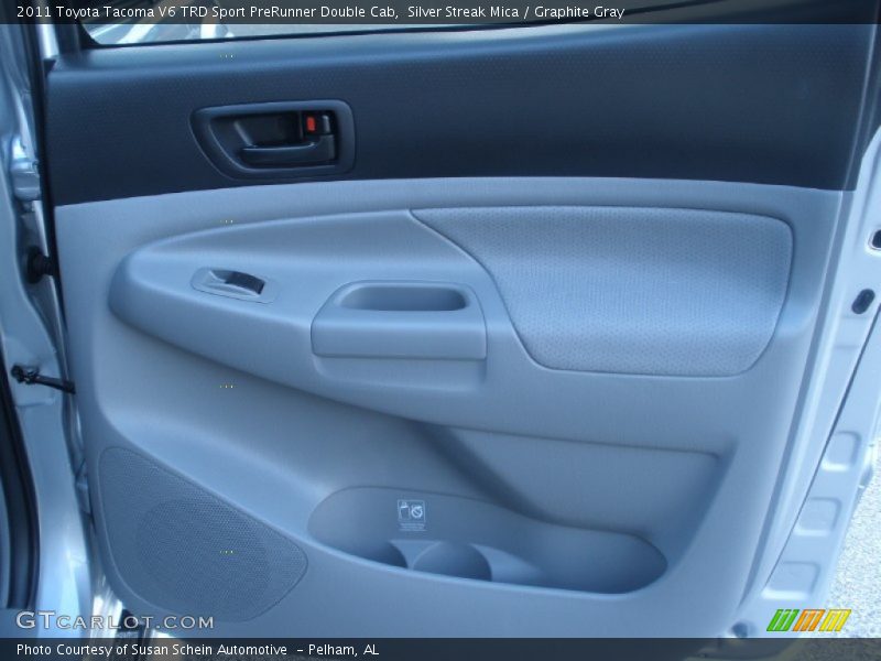 Silver Streak Mica / Graphite Gray 2011 Toyota Tacoma V6 TRD Sport PreRunner Double Cab