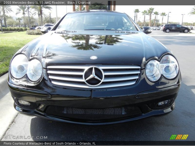 Black / Charcoal 2003 Mercedes-Benz SL 55 AMG Roadster