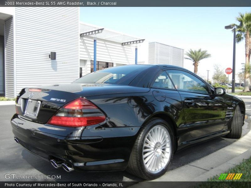 Black / Charcoal 2003 Mercedes-Benz SL 55 AMG Roadster