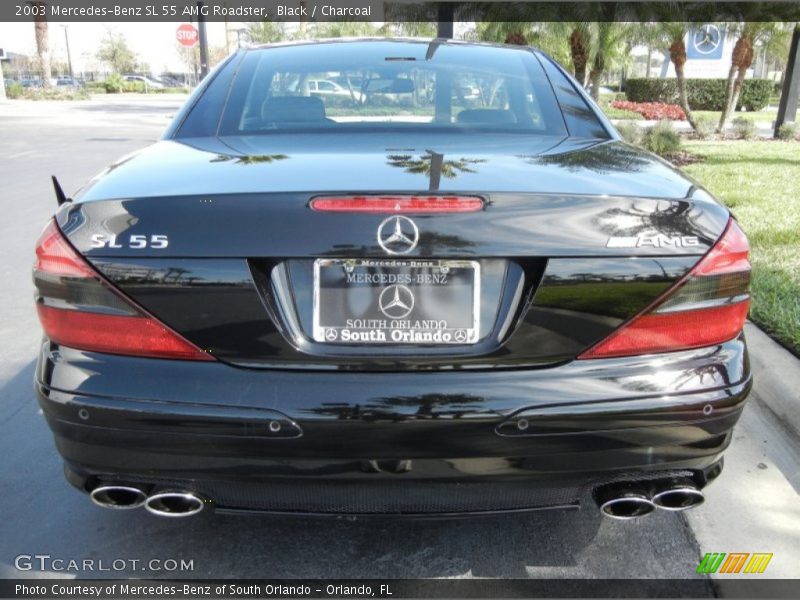 Black / Charcoal 2003 Mercedes-Benz SL 55 AMG Roadster