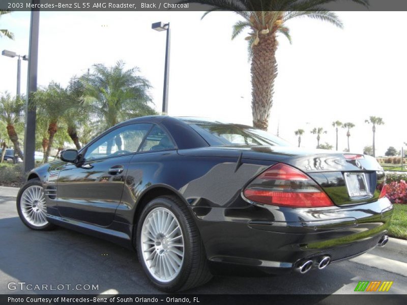 Black / Charcoal 2003 Mercedes-Benz SL 55 AMG Roadster