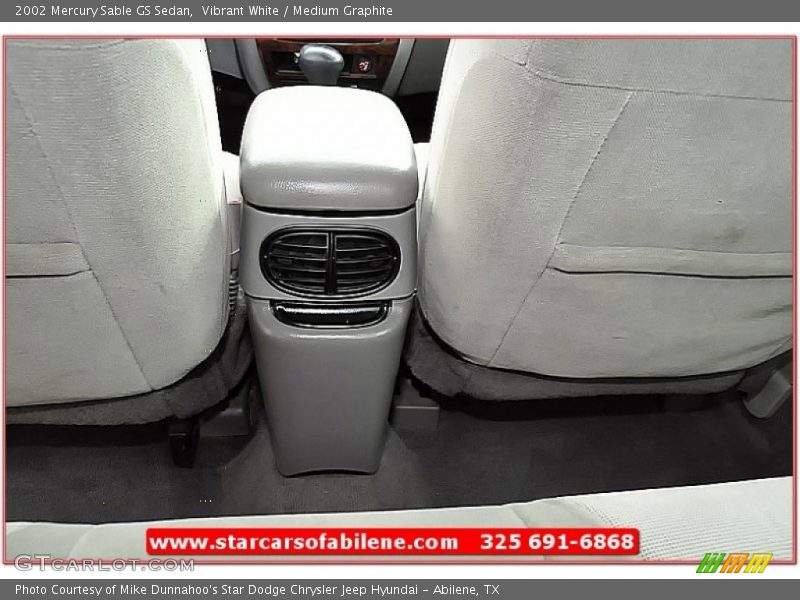 Vibrant White / Medium Graphite 2002 Mercury Sable GS Sedan