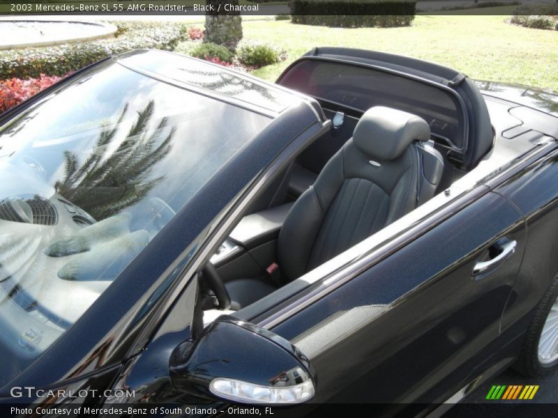 Black / Charcoal 2003 Mercedes-Benz SL 55 AMG Roadster