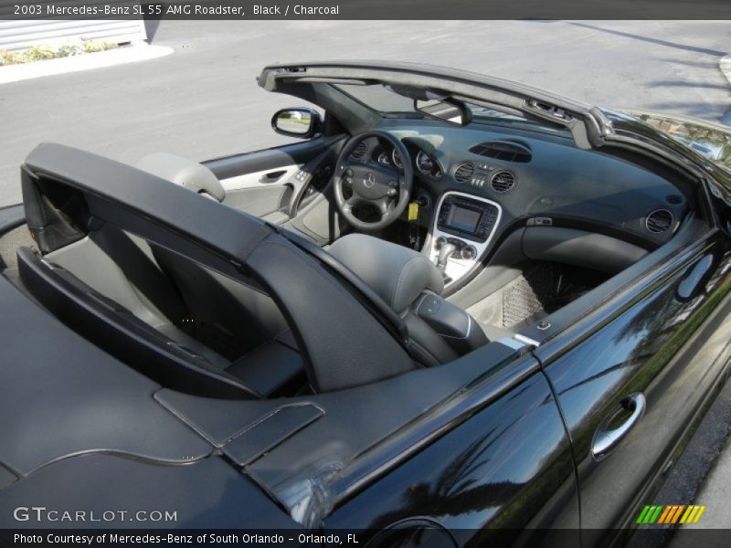 Black / Charcoal 2003 Mercedes-Benz SL 55 AMG Roadster