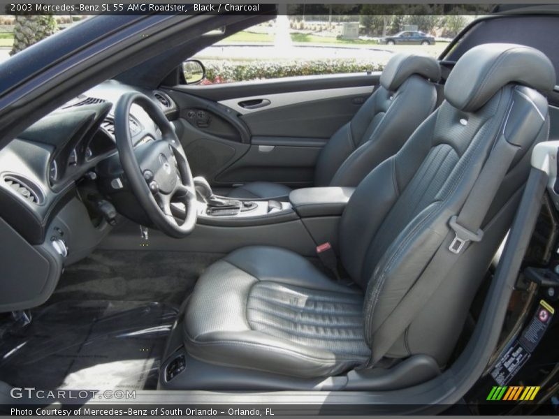 2003 SL 55 AMG Roadster Charcoal Interior