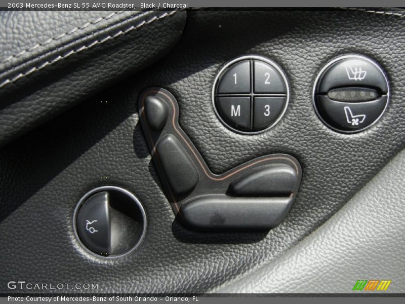 Controls of 2003 SL 55 AMG Roadster