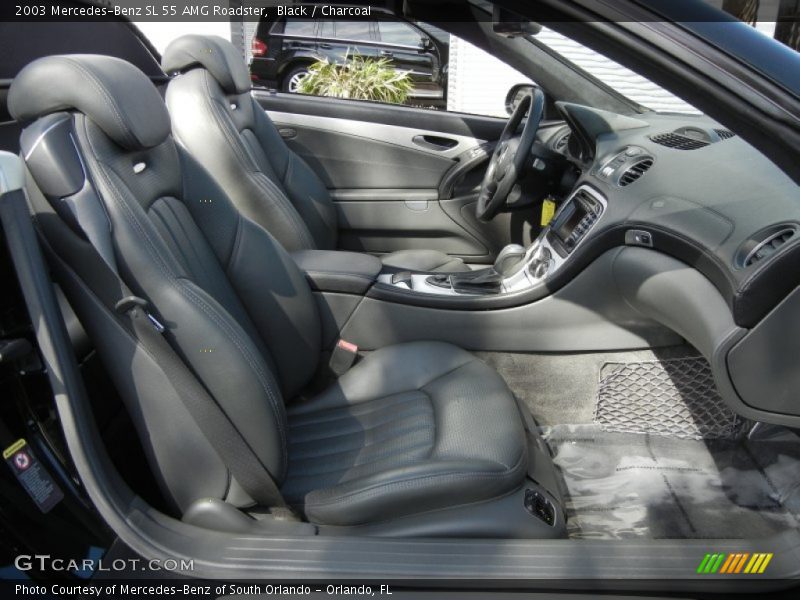  2003 SL 55 AMG Roadster Charcoal Interior
