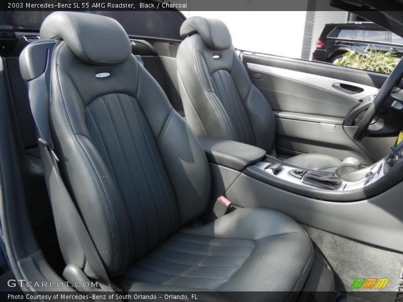  2003 SL 55 AMG Roadster Charcoal Interior