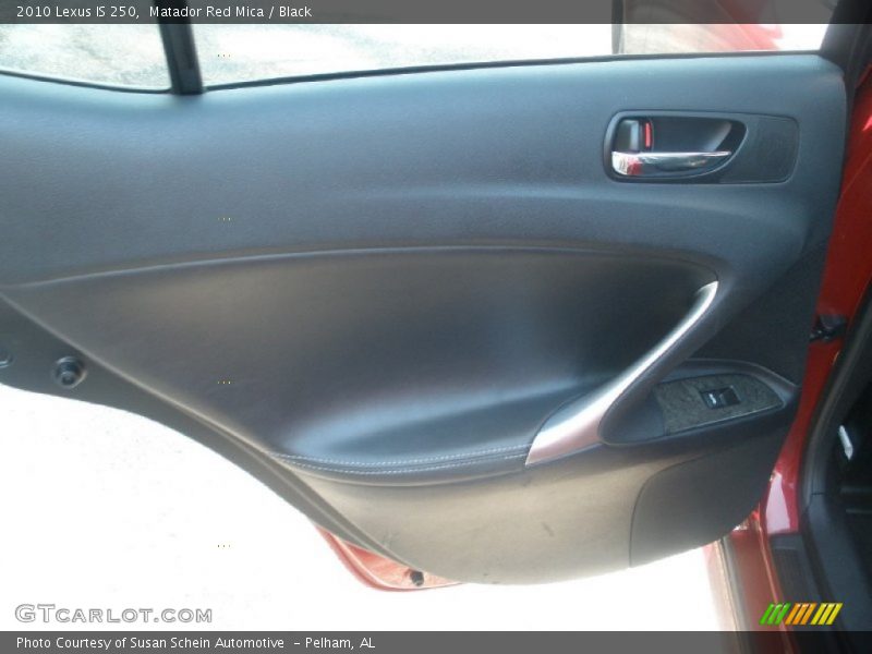 Matador Red Mica / Black 2010 Lexus IS 250