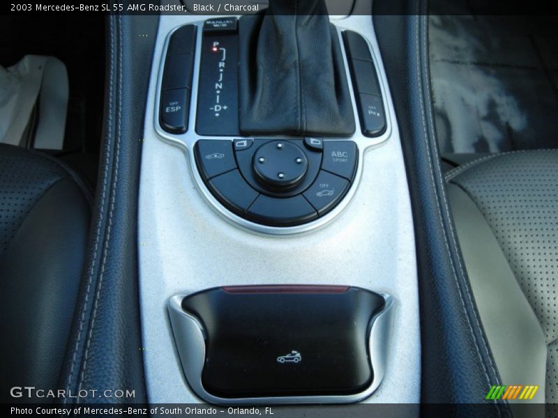 Controls of 2003 SL 55 AMG Roadster
