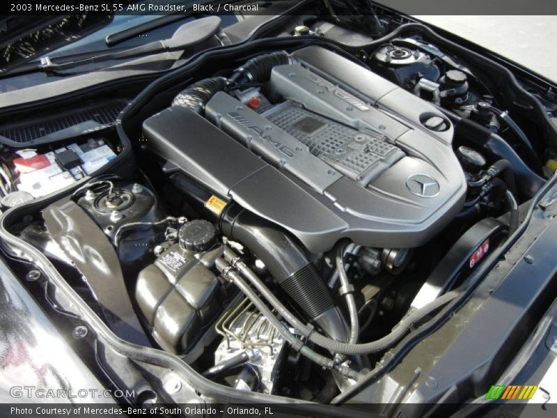  2003 SL 55 AMG Roadster Engine - 5.4 Liter AMG Supercharged SOHC 24-Valve V8