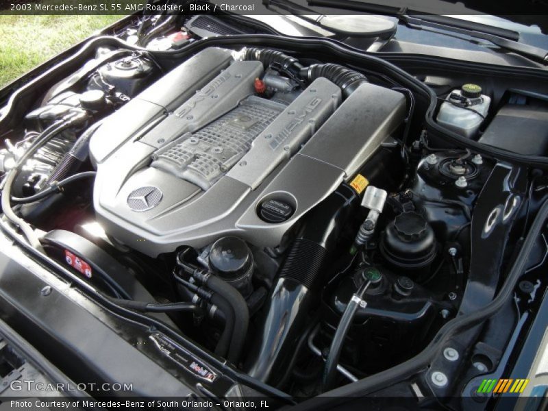  2003 SL 55 AMG Roadster Engine - 5.4 Liter AMG Supercharged SOHC 24-Valve V8