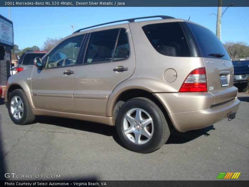 Desert Silver Metallic / Java 2001 Mercedes-Benz ML 320 4Matic