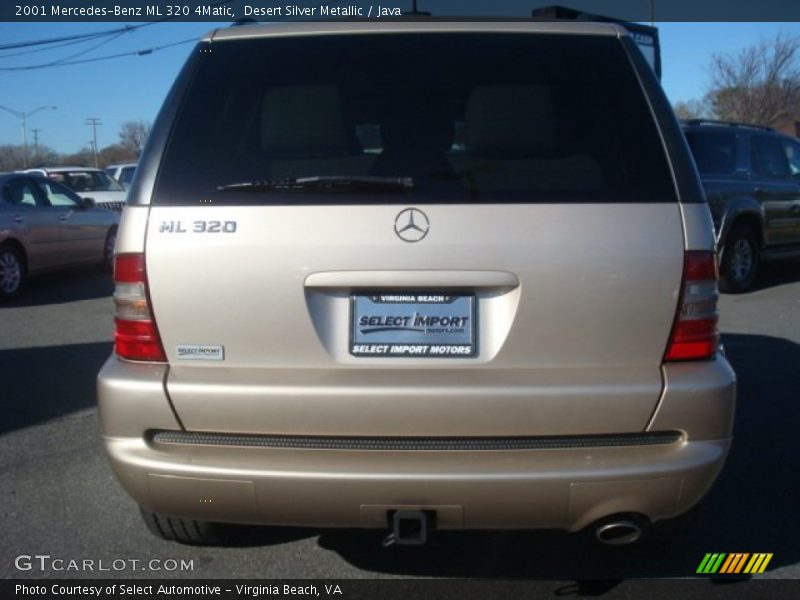 Desert Silver Metallic / Java 2001 Mercedes-Benz ML 320 4Matic