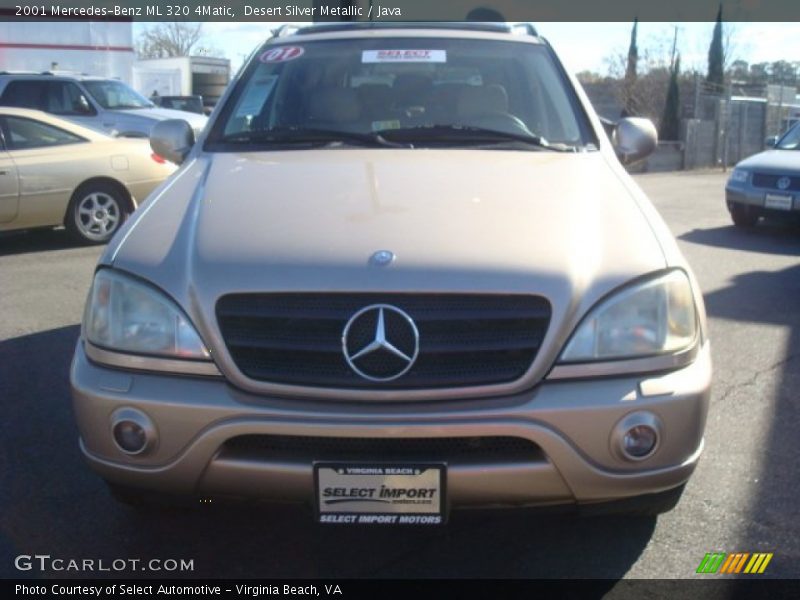 Desert Silver Metallic / Java 2001 Mercedes-Benz ML 320 4Matic