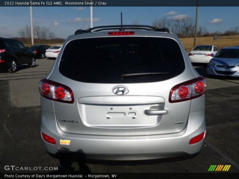 Moonstone Silver / Gray 2012 Hyundai Santa Fe GLS AWD