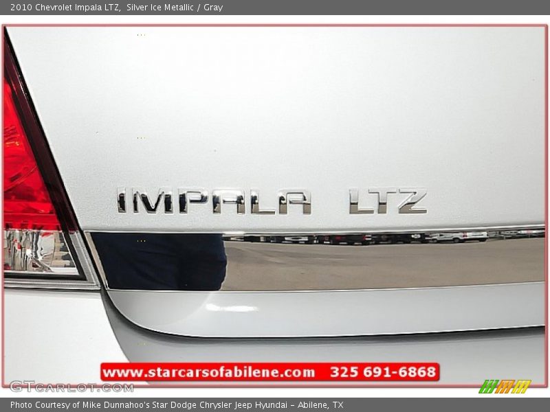 Silver Ice Metallic / Gray 2010 Chevrolet Impala LTZ