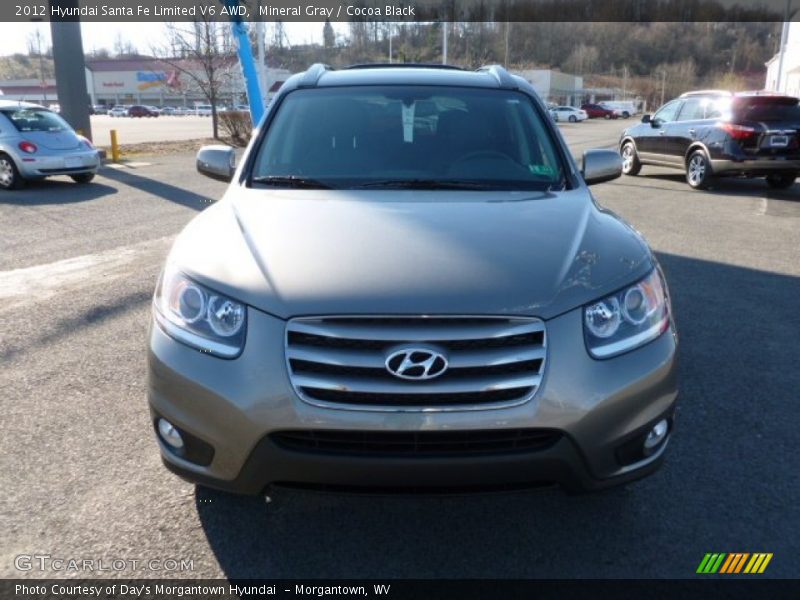 Mineral Gray / Cocoa Black 2012 Hyundai Santa Fe Limited V6 AWD