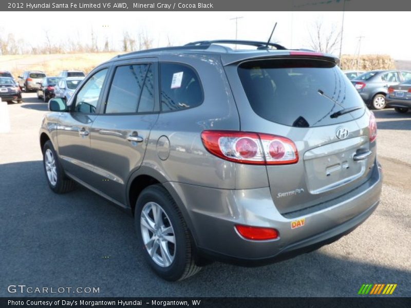 Mineral Gray / Cocoa Black 2012 Hyundai Santa Fe Limited V6 AWD