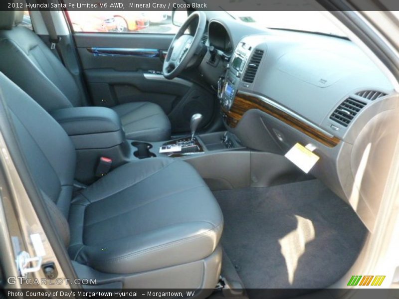 Mineral Gray / Cocoa Black 2012 Hyundai Santa Fe Limited V6 AWD