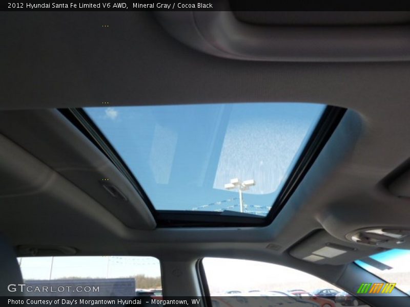 Mineral Gray / Cocoa Black 2012 Hyundai Santa Fe Limited V6 AWD