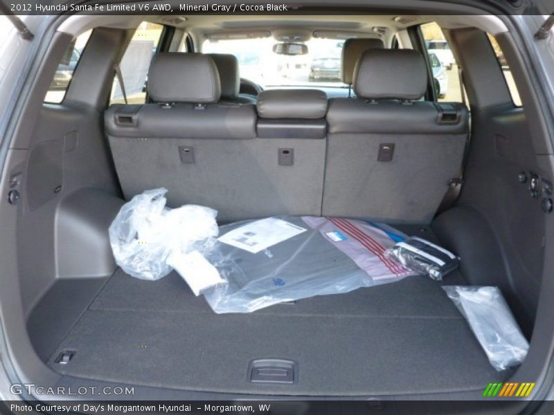 Mineral Gray / Cocoa Black 2012 Hyundai Santa Fe Limited V6 AWD