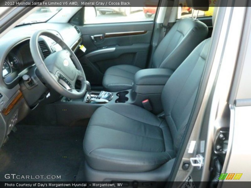 Mineral Gray / Cocoa Black 2012 Hyundai Santa Fe Limited V6 AWD