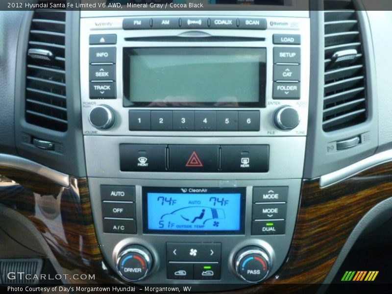 Controls of 2012 Santa Fe Limited V6 AWD