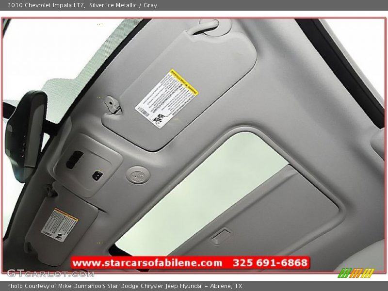 Silver Ice Metallic / Gray 2010 Chevrolet Impala LTZ