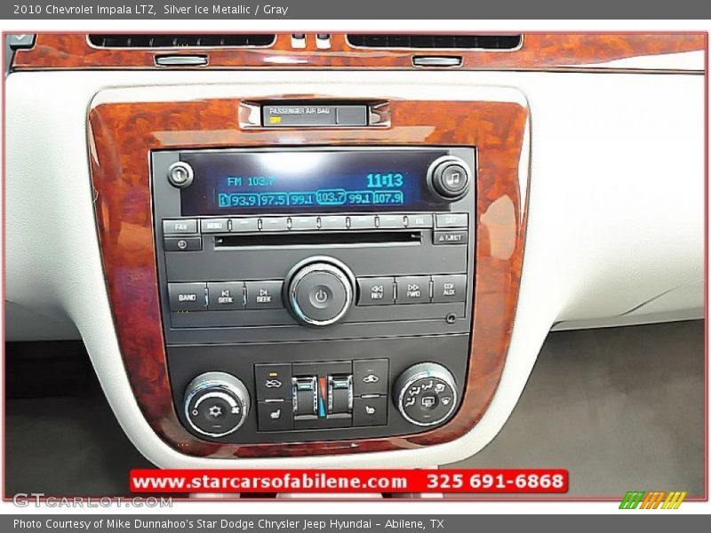 Silver Ice Metallic / Gray 2010 Chevrolet Impala LTZ