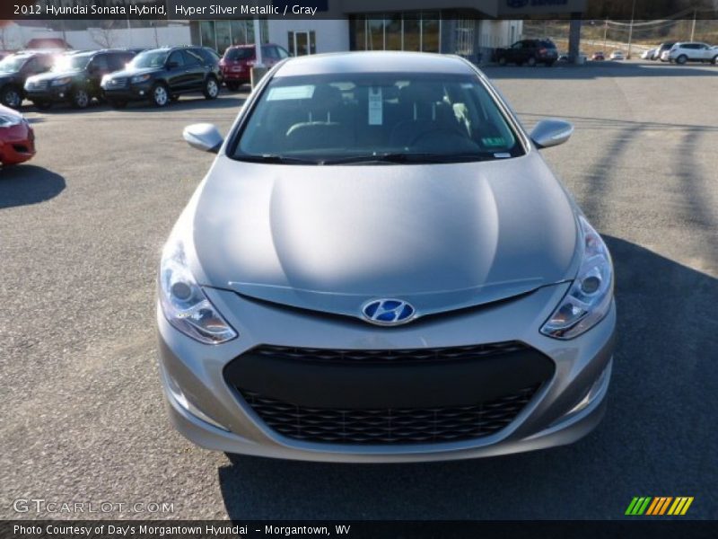 Hyper Silver Metallic / Gray 2012 Hyundai Sonata Hybrid