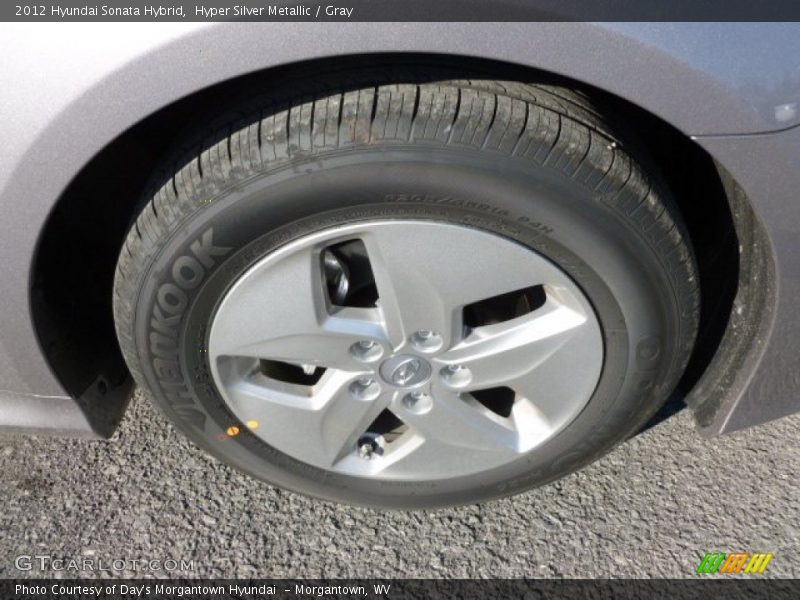 Hyper Silver Metallic / Gray 2012 Hyundai Sonata Hybrid