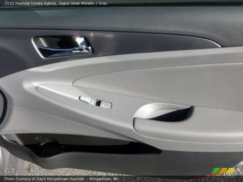 Hyper Silver Metallic / Gray 2012 Hyundai Sonata Hybrid