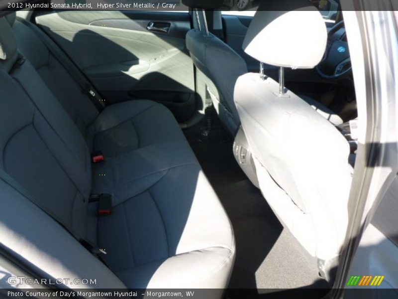 Hyper Silver Metallic / Gray 2012 Hyundai Sonata Hybrid