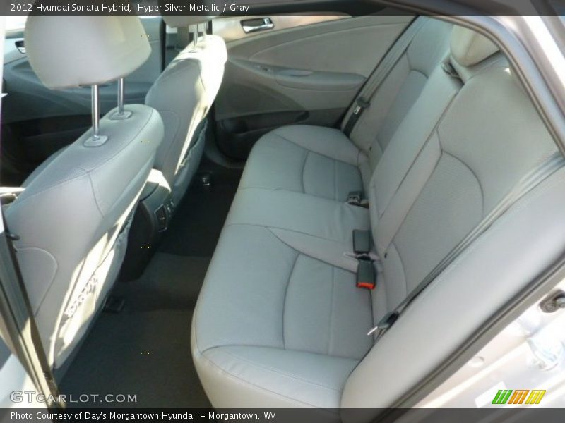 Hyper Silver Metallic / Gray 2012 Hyundai Sonata Hybrid