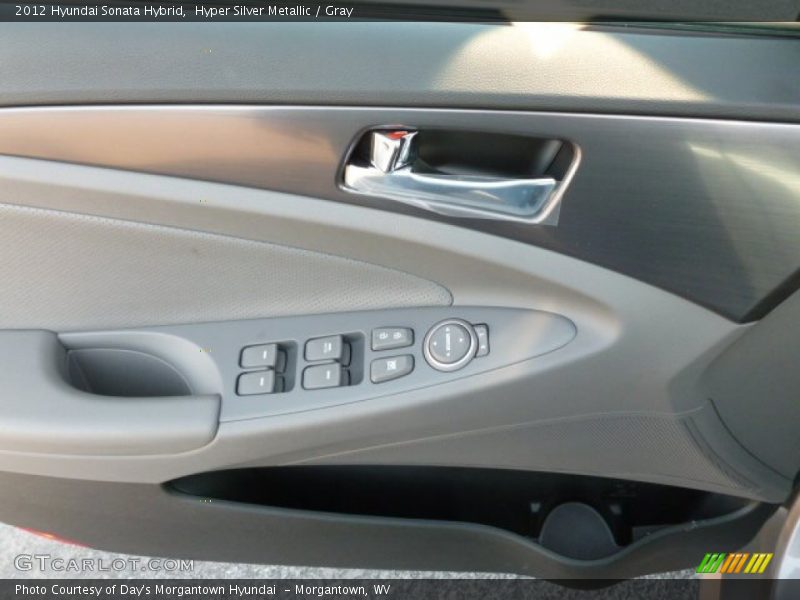 Hyper Silver Metallic / Gray 2012 Hyundai Sonata Hybrid