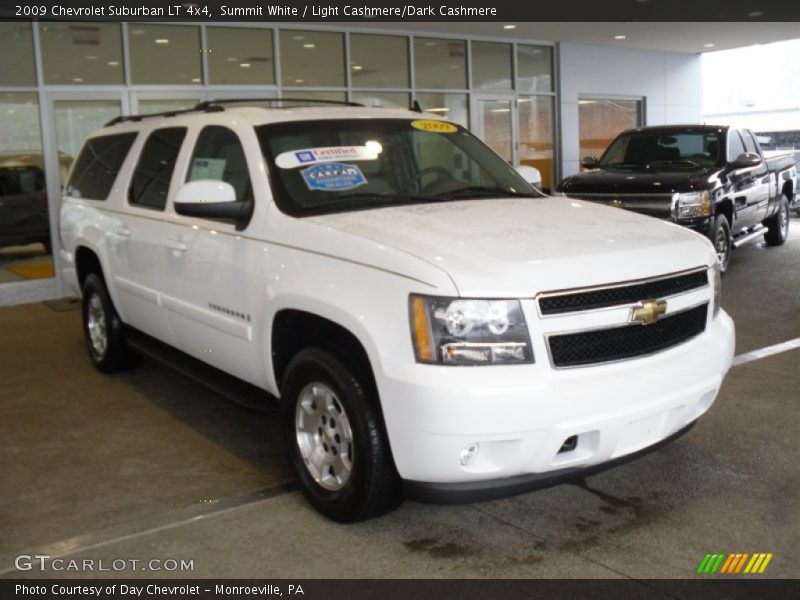Summit White / Light Cashmere/Dark Cashmere 2009 Chevrolet Suburban LT 4x4