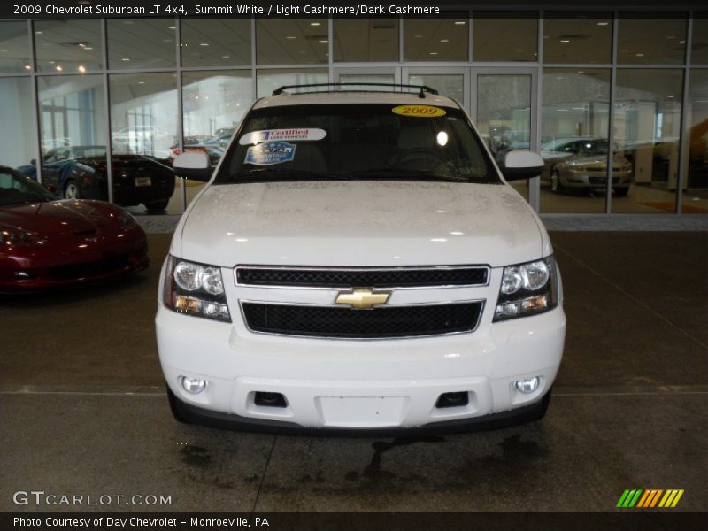 Summit White / Light Cashmere/Dark Cashmere 2009 Chevrolet Suburban LT 4x4